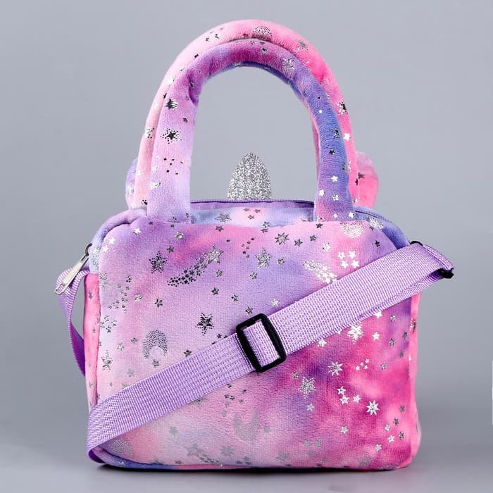 Сумка детская с ручкой «Единорог», 20×15×5 см