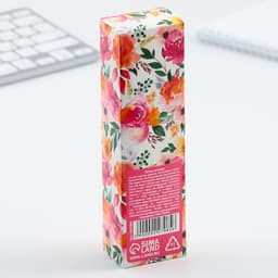 Ручка пиши-стирай, синяя паста, гелевая, 0.5 мм с колпачком «С 8 Марта»