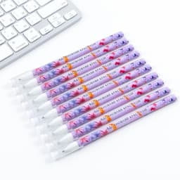 Ручка шариковая, синяя паста 0.5 мм с колпачком пластик «Вдохновляй красотой»