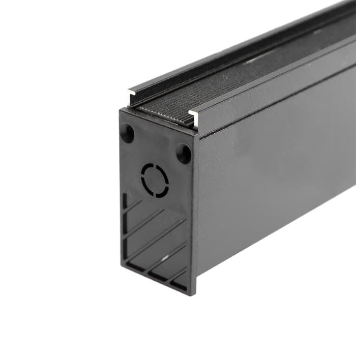 Трековый магнитный шинопровод, однофазный, открытый монтаж, 1 м, IP20, алюминиевый