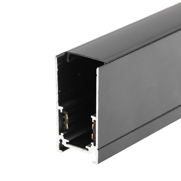 Трековый магнитный шинопровод, однофазный, открытый монтаж, 1 м, IP20, алюминиевый