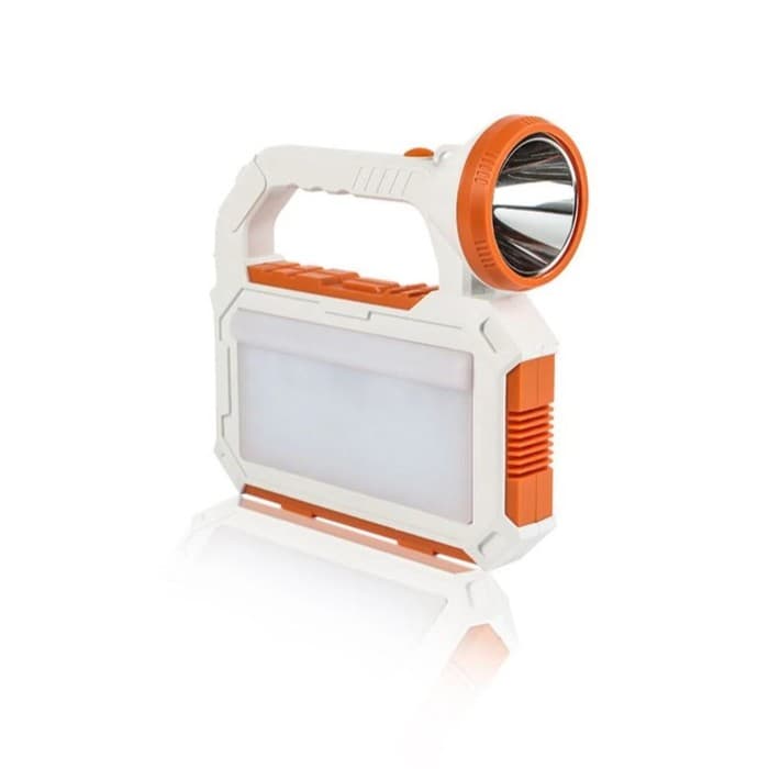 Фонарь прожекторный аккумуляторный, 5 Вт, 7200 мАч, XPG, IP65, солнечная батарея, 21.4×20.5 см