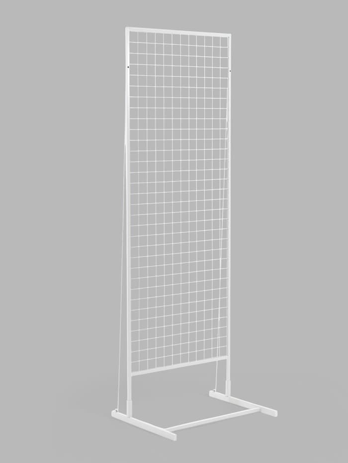 Стенд односторонний, 64.5×50×184.5 см, белый