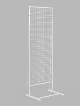 Стенд односторонний, 64.5×50×184.5 см, белый