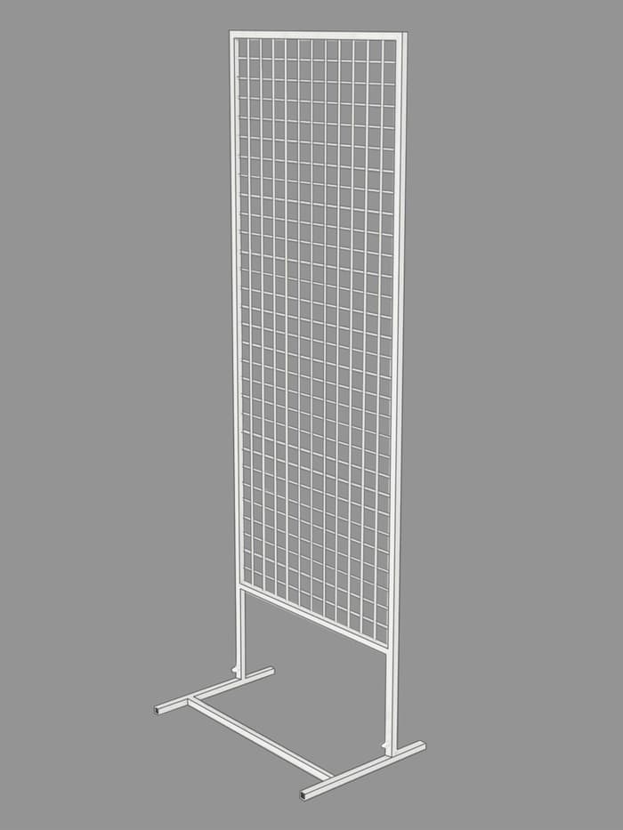 Стенд односторонний, 64.5×50×184.5 см, белый
