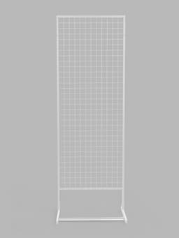 Стенд односторонний, 64.5×50×184.5 см, белый