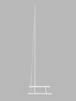 Стенд односторонний, 64.5×50×184.5 см, белый