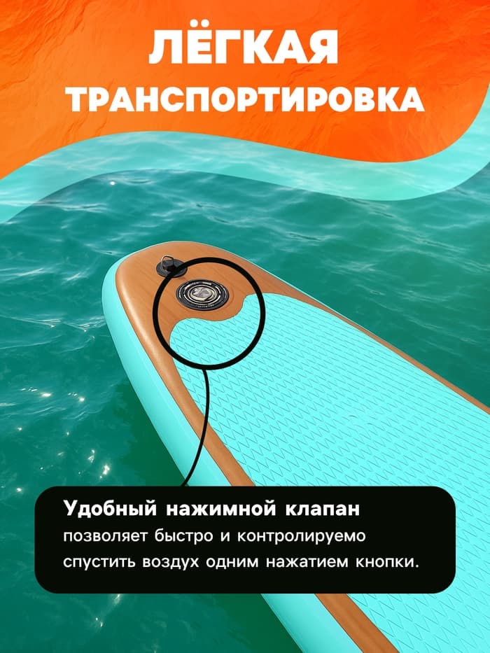 Сапборд надувной TOURING KELPIE 12.6", 383×80×15 см