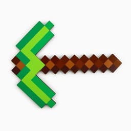 Деревянное оружие, детское сувенирное «Пиксель», топор кирка, 14.2×18.1 см