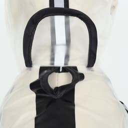 Дождевик - комбинезон для собак, размер 5XL, ДС 54, ОГ 81.5, ОШ 61 см, вес 40-50 кг, прозрачный