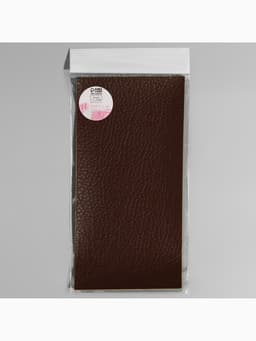 Заплатка клеевая из кожзаменителя, 10×20 см, тёмно-коричневая
