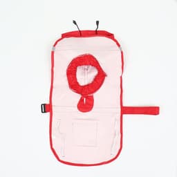 Дождевик для собак, размер S, ДС 20-25, ОГ 25-30, ОШ 17-21 см, красный