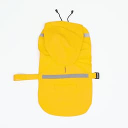 Дождевик для собак, размер М, ДС 25-30, ОГ 33-35, ОШ 21-25 см, жёлтый