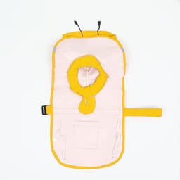 Дождевик для собак, размер L, ДС 30-35, ОГ 38-43, ОШ 26-31 см, жёлтый