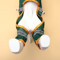 Комбинезон для собак, демисезонный, размер XS, ДС 17-19, Ог 27-29, ОШ 19-21 см, зелёный