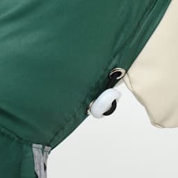 Комбинезон для собак, демисезонный, размер S, ДС 21-23, Ог 31-33, ОШ 23-25 см, зелёный