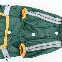 Комбинезон для собак, демисезонный, размер M, ДС 25-27, Ог 35-37, ОШ 27-29 см, зелёный