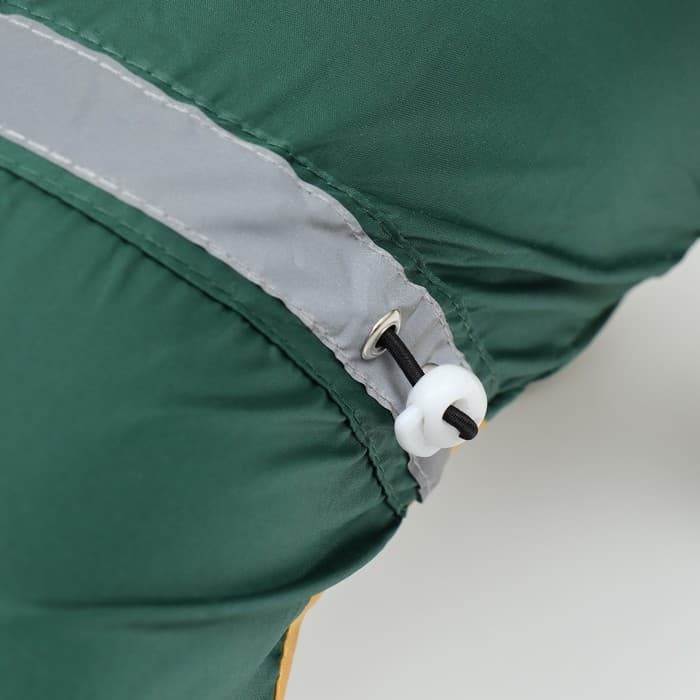 Комбинезон для собак, демисезонный, размер L, ДС 28-30, Ог 43-45, ОШ 31-33 см, зелёный