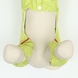 Комбинезон для собак, демисезонный, размер XL, ДС 37, Ог 49, ОШ 33 см, с сумкой, салатовый