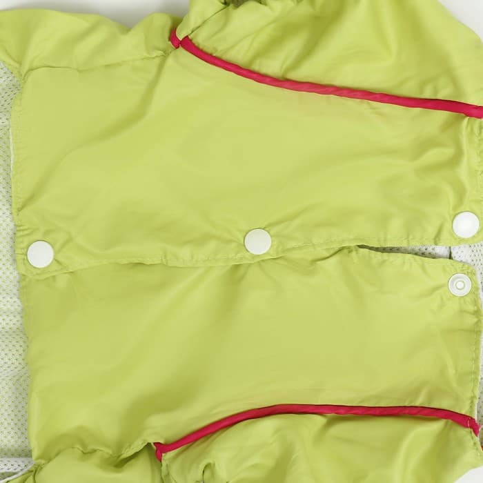 Комбинезон для собак, демисезонный, размер XL, ДС 37, Ог 49, ОШ 33 см, с сумкой, салатовый