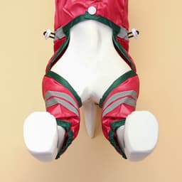 Комбинезон для собак, демисезонный, размер 2XL, ДС 34-36, Ог 51-53, ОШ 39-41 см, красный