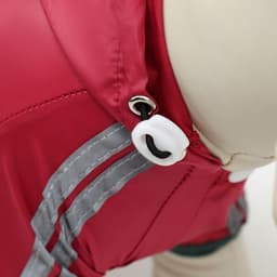 Комбинезон для собак, демисезонный, размер 2XL, ДС 34-36, Ог 51-53, ОШ 39-41 см, красный