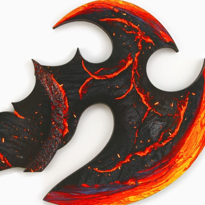 Деревянное оружие, детское сувенирное «Огненный», топор шадоу, 11.1×22.9 см