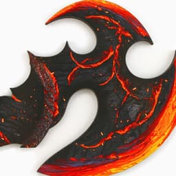 Деревянное оружие, детское сувенирное «Огненный», топор шадоу, 11.1×22.9 см