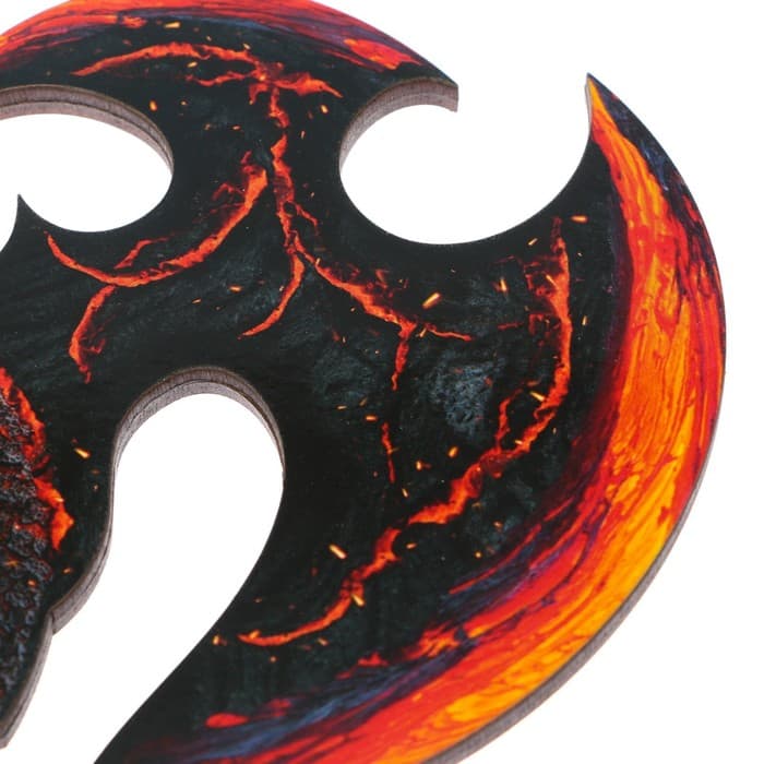 Деревянное оружие, детское сувенирное «Огненный», топор шадоу, 11.1×22.9 см