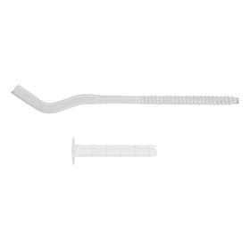 Кронштейн штыревой для чугунных радиаторов ZEIN, с дюбелем, 10×200 мм