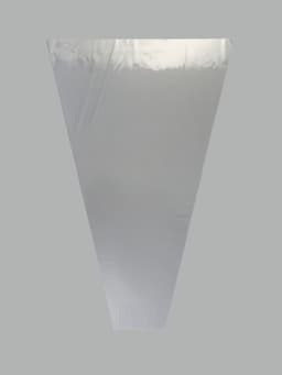 Пакет для цветов, конус под гладиолус, 14+52×80 см, прозрачный