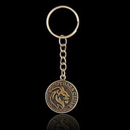 Брелок для ключей металлический, монета «Глава семьи», d=2.5 см
