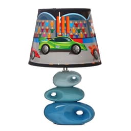 Настольная лампа с абажуром RISALUX «Тачки», Е14, 15 Вт, 25×25×38 см