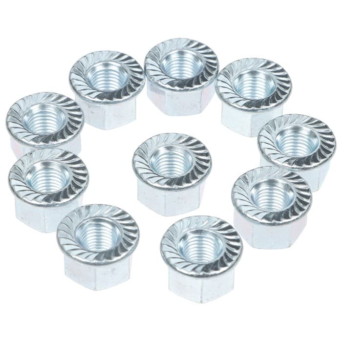 Гайка оси Dream Bike, 8 мм, серебристая