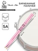 Барабанные палочки Music Life, 5 А, клён, розовые