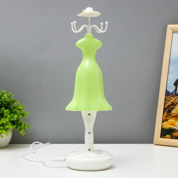 Подсветка для мелочей, украшений, ключей, LED крутится 3 Вт 3000К 10×16.5×7.5×32 см RISALUX