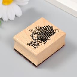 Печать дерево «Корзина для пикника», 5×4×2.5 см