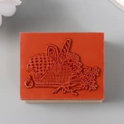 Печать дерево «Корзина для пикника», 5×4×2.5 см