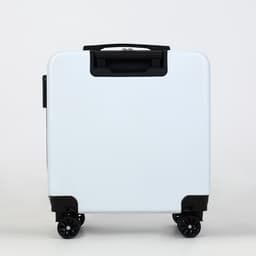 Чемодан детский на колёсах 39 л (S), на молнии, с кодовым замком, 4 колеса, белый