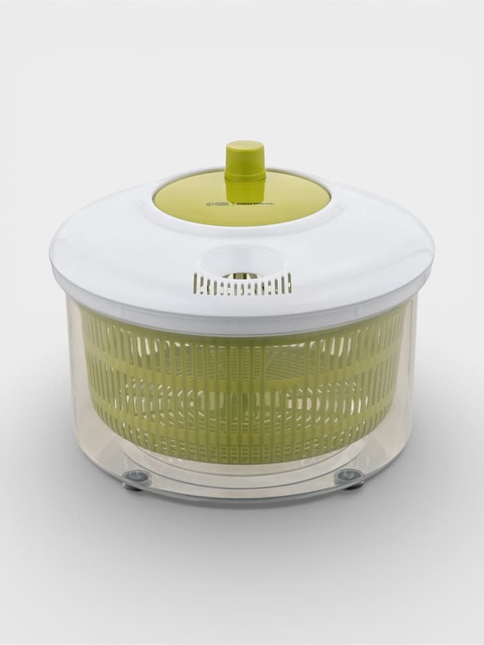 Центрифуга для сушки зелени Доляна Fresh cook, 3.7 л, пластик, белая, зелёная