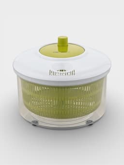 Центрифуга для сушки зелени Доляна Fresh cook, 3.7 л, пластик, белая, зелёная