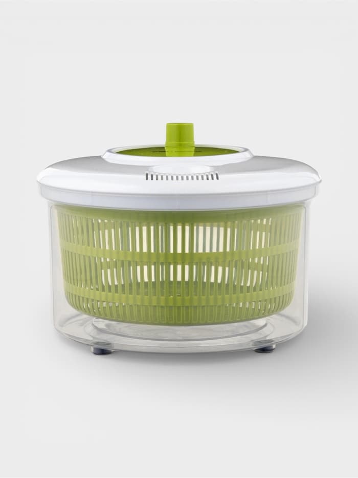 Центрифуга для сушки зелени Доляна Fresh cook, 3.7 л, пластик, белая, зелёная