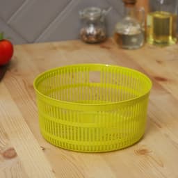 Центрифуга для сушки зелени Доляна Fresh cook, 3.7 л, пластик, белая, зелёная