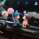 Игрушка на панель авто «Влюбленная парочка»