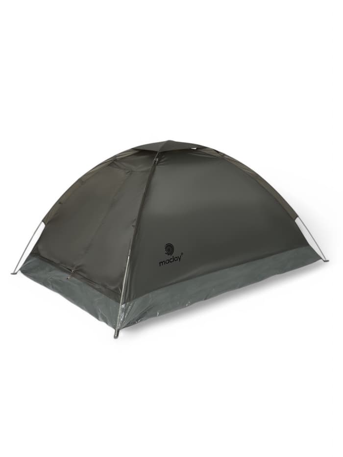 Палатка туристическая 2-местная maclay fisht te 2, 205×150×105 см, трекинговая, однослойная, зелёная