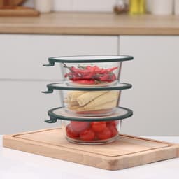 Вакуумная крышка для посуды Доляна, d=16 см, зелёная