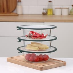 Вакуумная крышка для посуды Доляна, d=22.5 см, зелёная