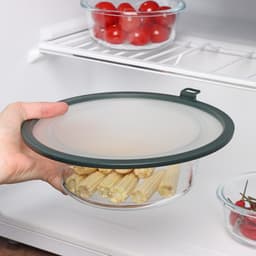 Вакуумная крышка для посуды Доляна, d=22.5 см, зелёная