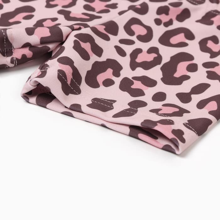 Купальник детский (лонгслив, шортики, панамка) «Крошка Я. Лео», рост 80-86 см, розовый