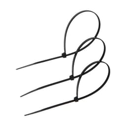 Хомут нейлоновый для стяжки, ТУНДРА, 3.6×250 мм, черный, 100 шт.